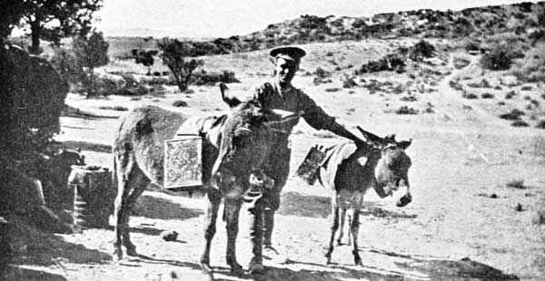 Water carriers of the 4th Howitzer Battery