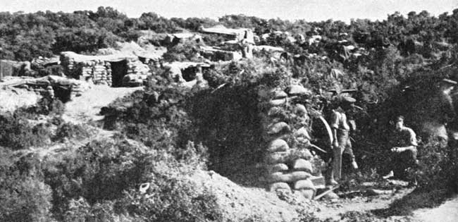 A Gun Pit of the 6th Howitzer Battery