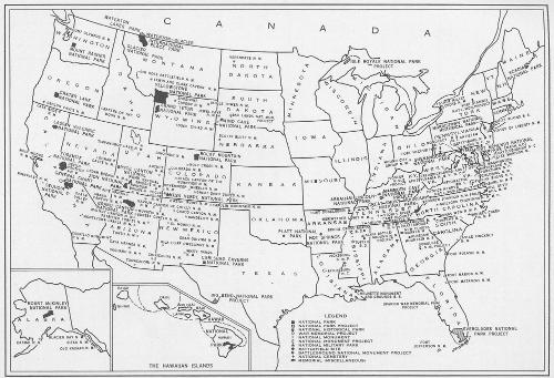 AREAS ADMINISTERED BY THE NATIONAL PARK SERVICE