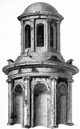 SPECIMEN OF ROMAN ARCHITECTURE.  (The Castellum of Q. Sertorius at Evora.)