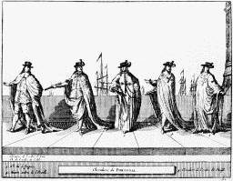 PORTUGUESE GENTLEMEN.  (From “Les Royaumes d’Espagne,” &c. La Haye, 1720.)