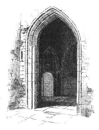 INTERIOR OF PORCH OF THE PARISH CHURCH OF ST. ALPHEGE, LONDON WALL, FORMERLY THE CHAPEL OF THE PRIORY OF ST. ELSYNGE SPITAL