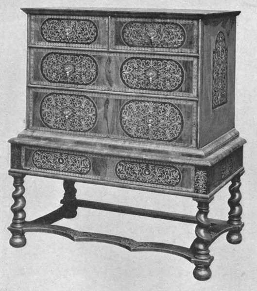 William and Mary Chest of Drawers