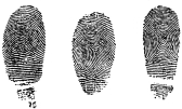 MR. GALTON’S TYPES OF FINGER-PRINTS.