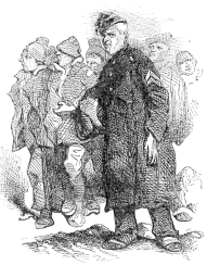 FRENCH CONVICTS “EN CHAÎNE.”  (From a Drawing by Moanet.)