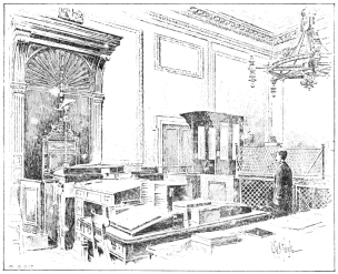 THE MANSION HOUSE JUSTICE ROOM, WHERE THE CASE WAS FIRST HEARD.