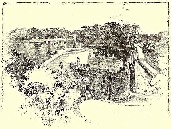 SKIPTON CASTLE, FROM ONE OF THE TOWERS.