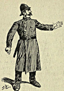 Policeman, directing