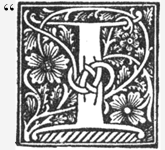 decorative letter I