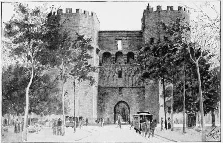 THE GATEWAY ON SITE OF ANCIENT PUERTA DE SERRANOS.  (Valencia.)