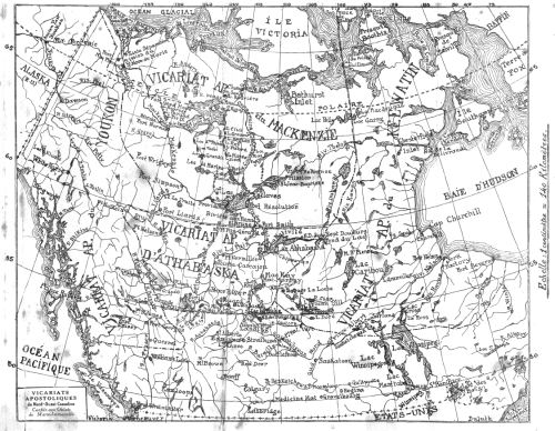 VICARIATS APOSTOLIQUES  du Nord-Ouest Canadien  Confiés aux Oblats de Marie-Immaculée