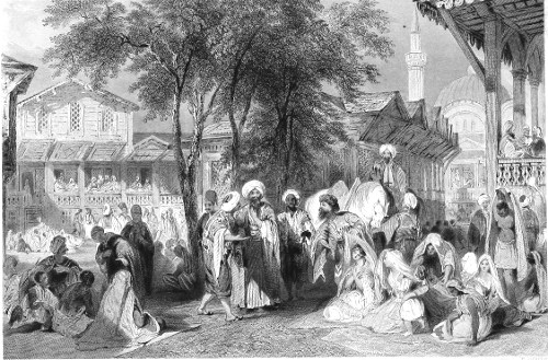 THE AURUT BAZAAR, OR SLAVE MARKET.