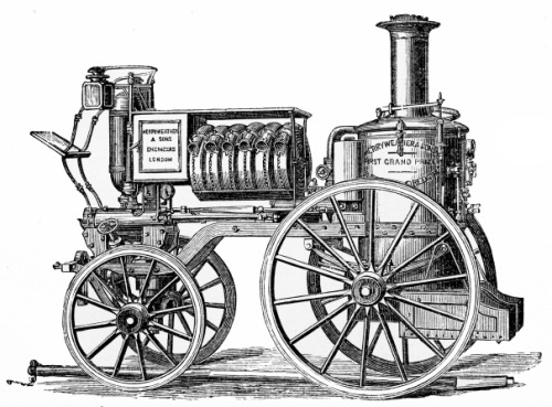 ‘FIRST GRAND PRIZE’ PATENT STEAM FIRE-ENGINES CONSTRUCTED BY MESSRS. MERRYWEATHER AND SONS