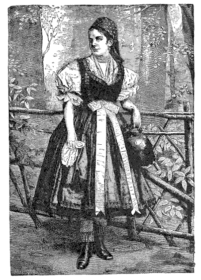 PEASANT GIRL FROM THE NEIGHBORHOOD OF BUDA-PESTH.