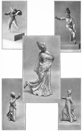 Image not available: Courtesy of The Metropolitan Museum of Art, New York  Tanagra Figures  To face page 20