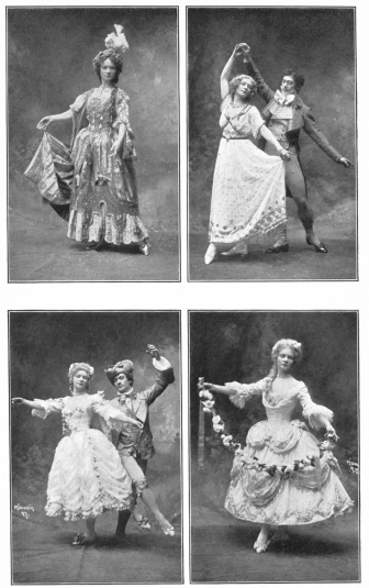 Image not available: Photos by Mishkin, N. Y.  Mme. Genée in Historical Re-creations and M. Volinine  Sallé (1)—The Waltz (2)—Camargo (3)—Guimard (4)