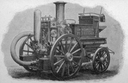 POWERFUL STEAM FIRE ENGINE