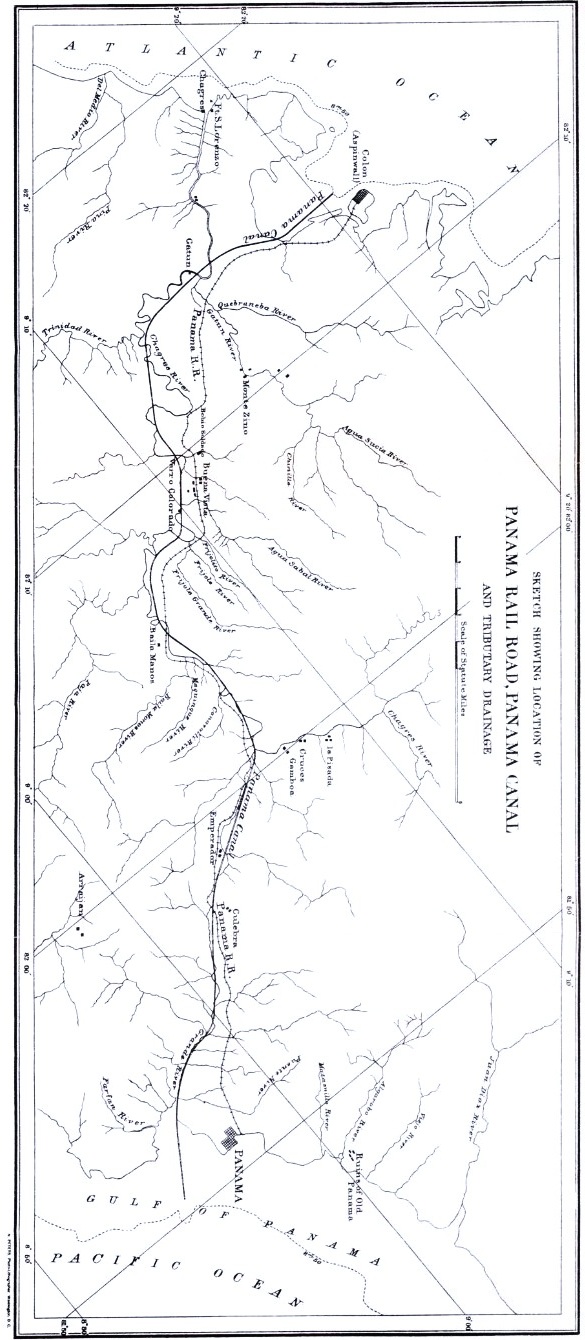 Sketch of Panama region