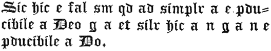  Sic hic e fal sm qd ad simplr a e pducible a Deo g a et silr hic a n g a n e pducible a Do.