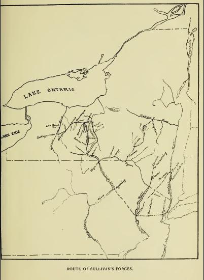 ROUTE OF SULLIVAN'S FORCES.