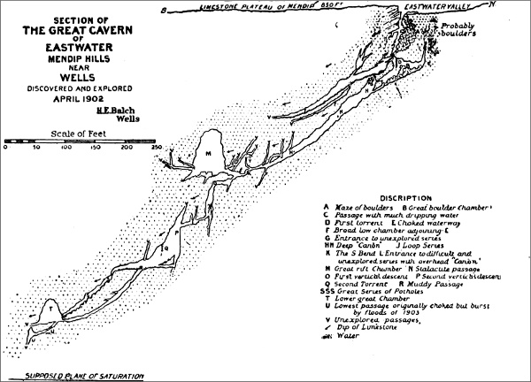 SECTION OF EASTWATER CAVERN.