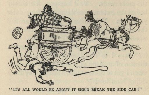 "IT'S ALL WOULD BE ABOUT IT SHE'D BREAK THE SIDE CAR!"