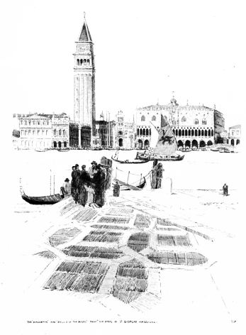 Image unavailable: FROM THE STEPS OF S. GIORGIO MAGGIORE.