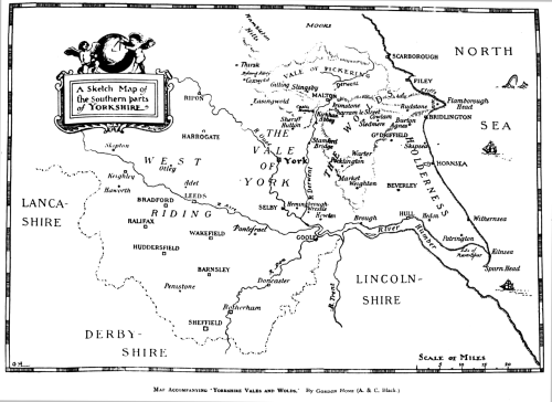 [Image of Map of Yorkshire unavailable.]