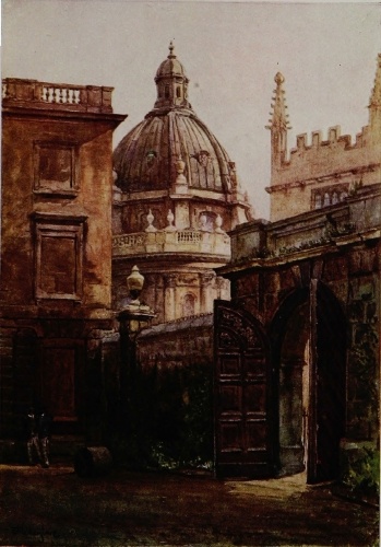 ENTRANCE GATEWAY OF HERTFORD COLLEGE  THE RADCLIFFE LIBRARY