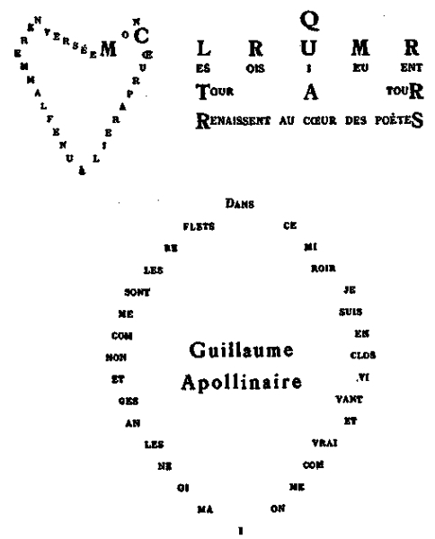 Cœur, couronne et miroir.