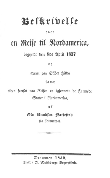 Illustration: NATTESTAD’S TITLE PAGE