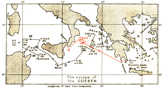 THE ESCAPE OF THE “GOEBEN”