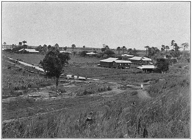 View of San Jose Estate sugar mill. San Jose, Mindoro