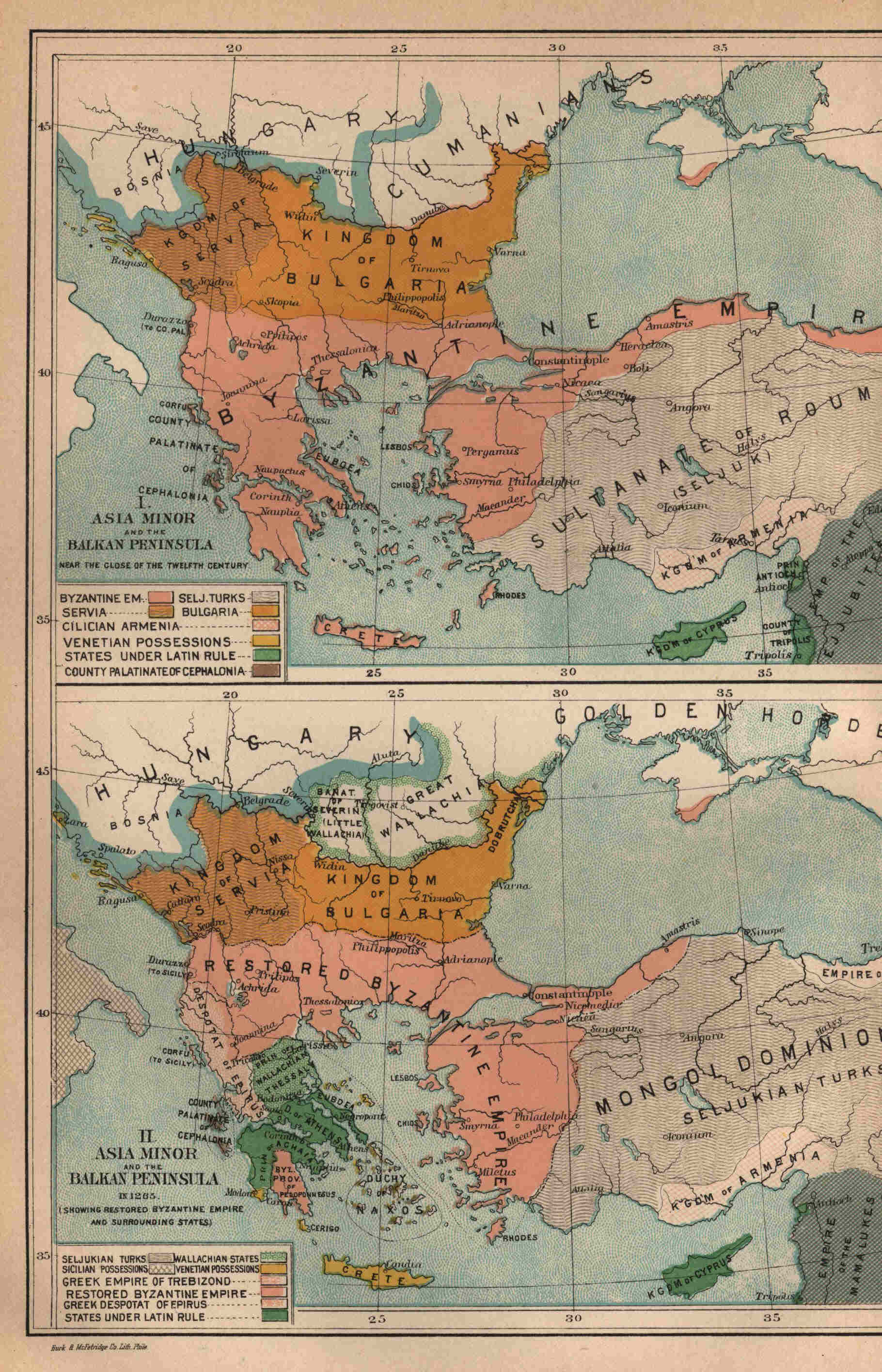 ASIA MINOR AND BALKAN PENINSUAL