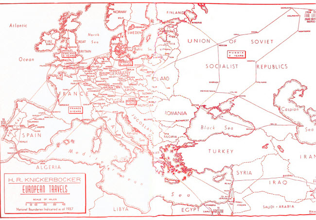 H. R. Knickerbocker European Travel.