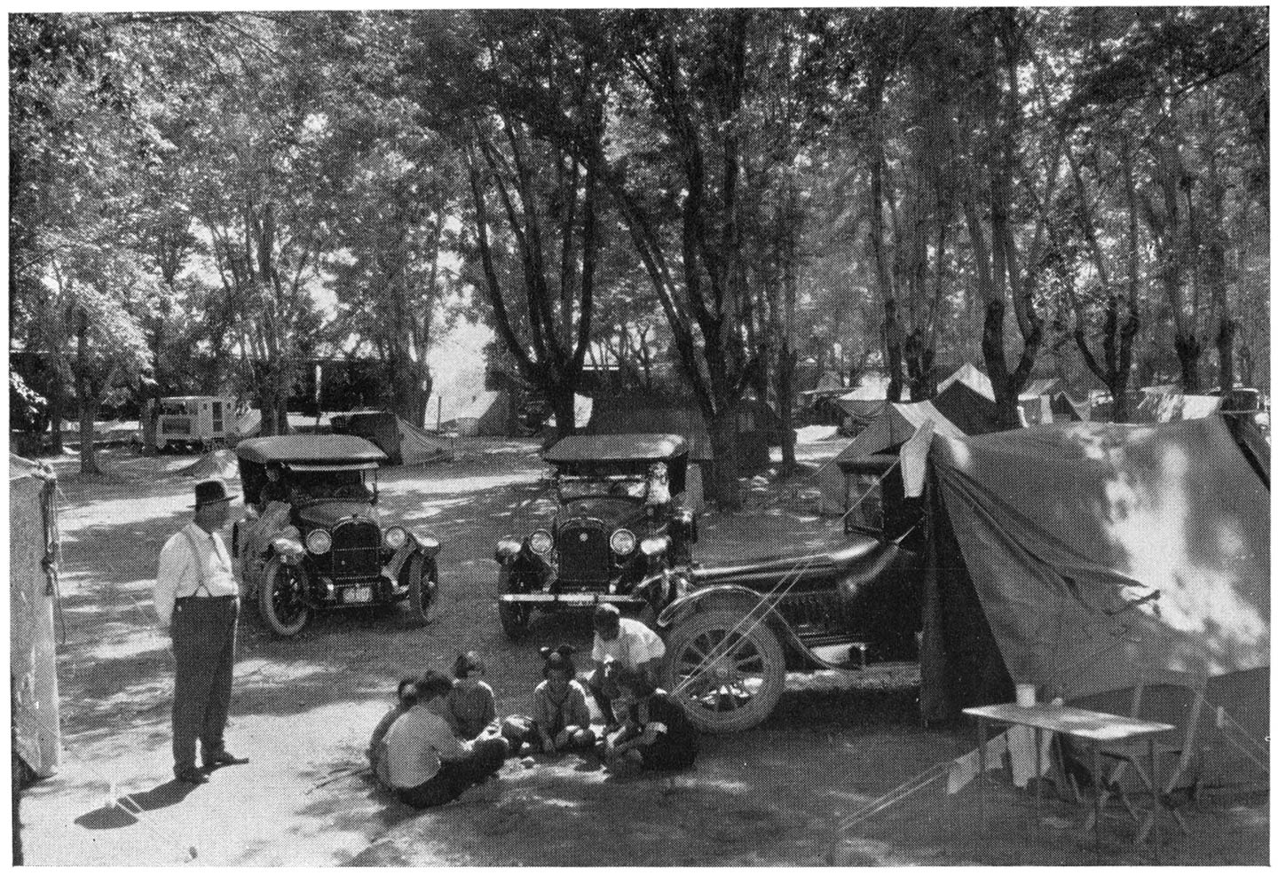 Children of six states playing at the famous Overland Motor Park, Denver, Col.