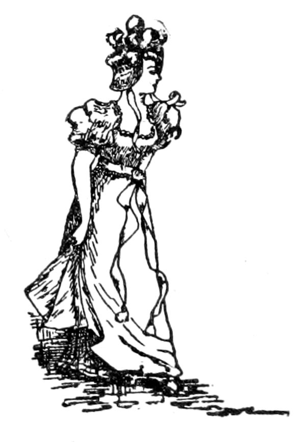 Woman in a dress