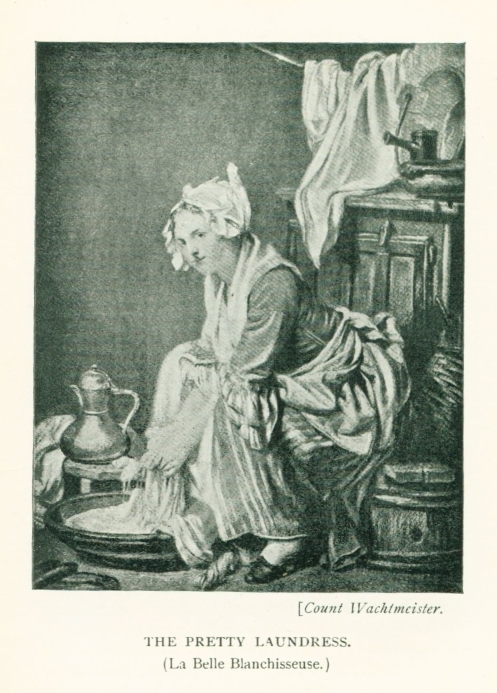 THE PRETTY LAUNDRESS.  (La Belle Blanchisseuse.)