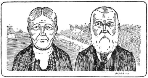 [Illustration: Elderly wife and husband]