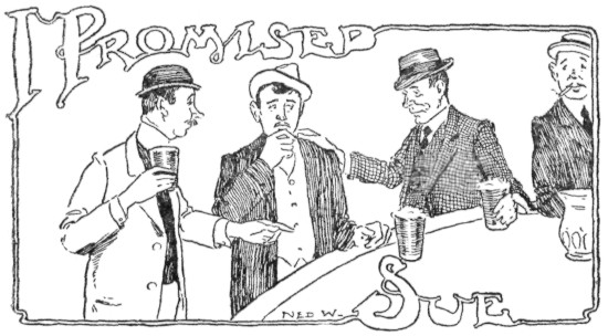 [Illustration: Four men in a bar]