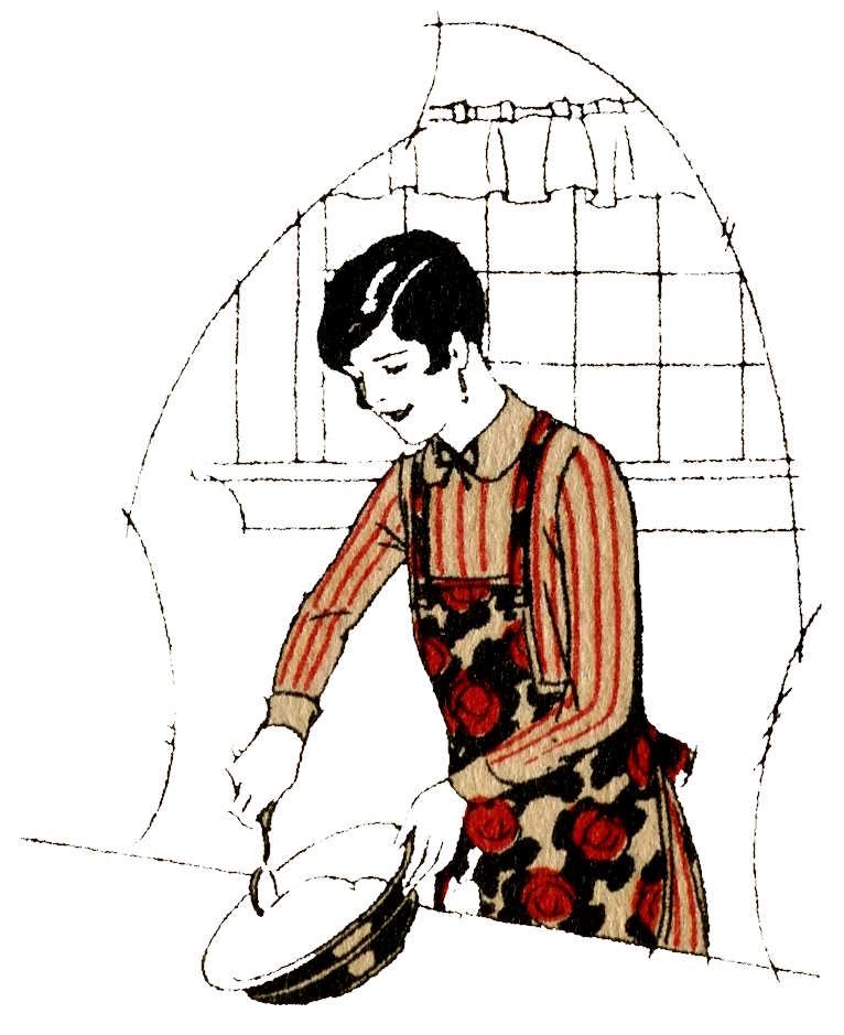 Woman stirring in a bowl