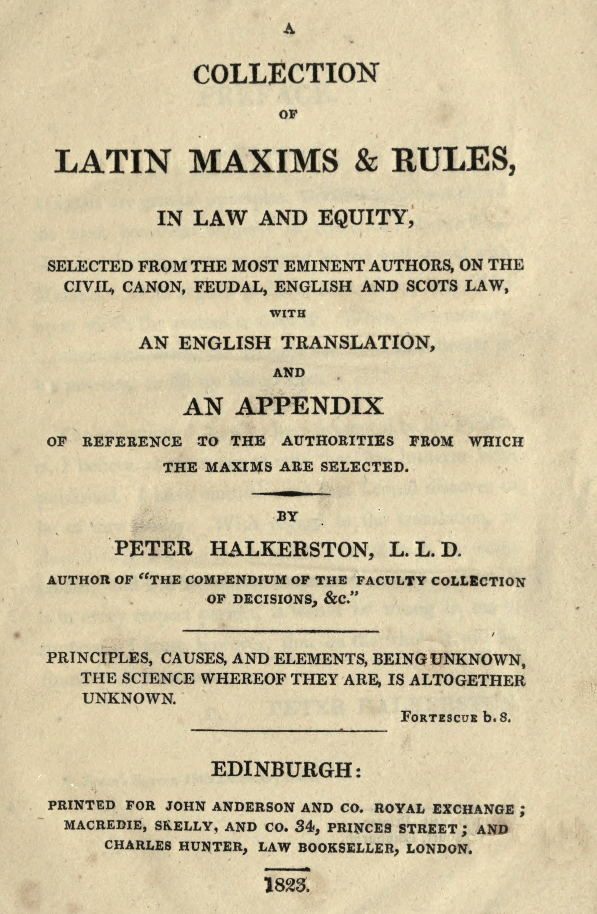 title page