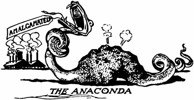 Anaconda attempts to swallow Amalgamated with a tied throat.