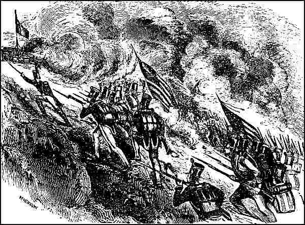 Illustration: BATTLE OF CERRO GORDO.