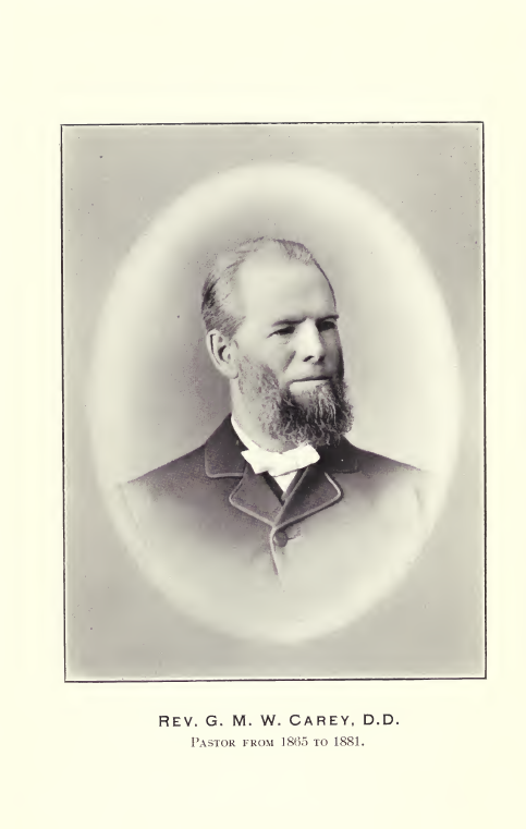 Rev. G. M. Carey, D. D.