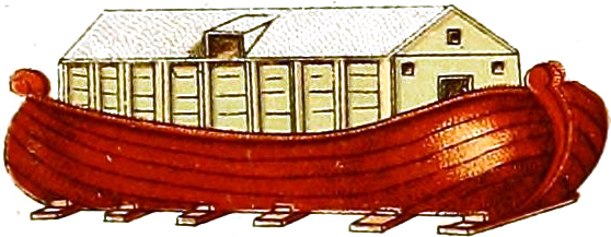 Noah’s Ark, Drawing from the 17th Century