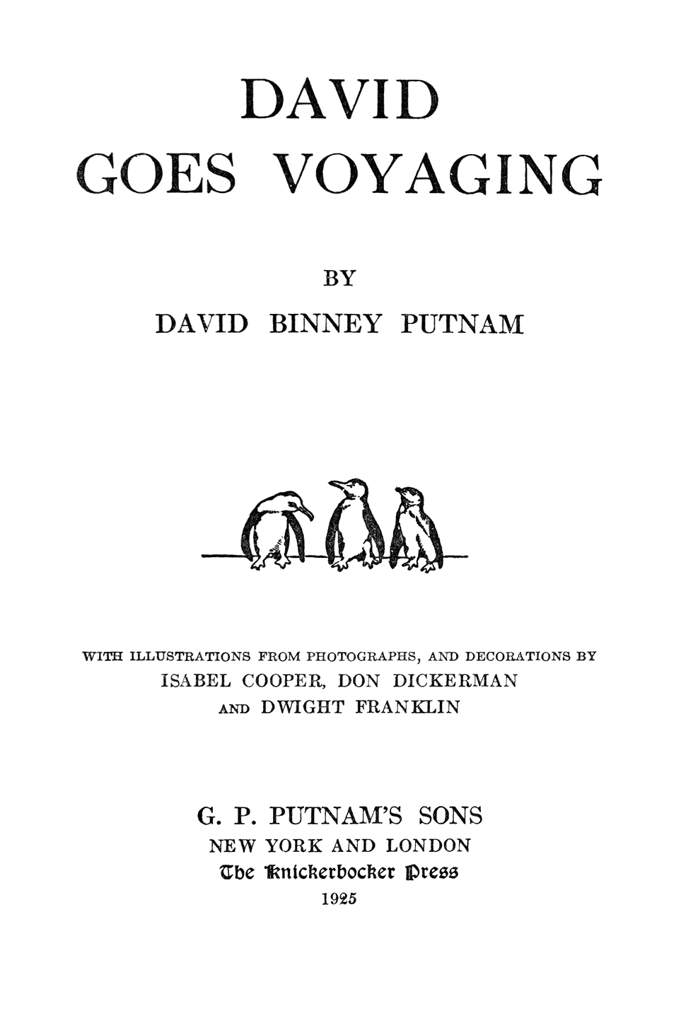 Original Title Page.