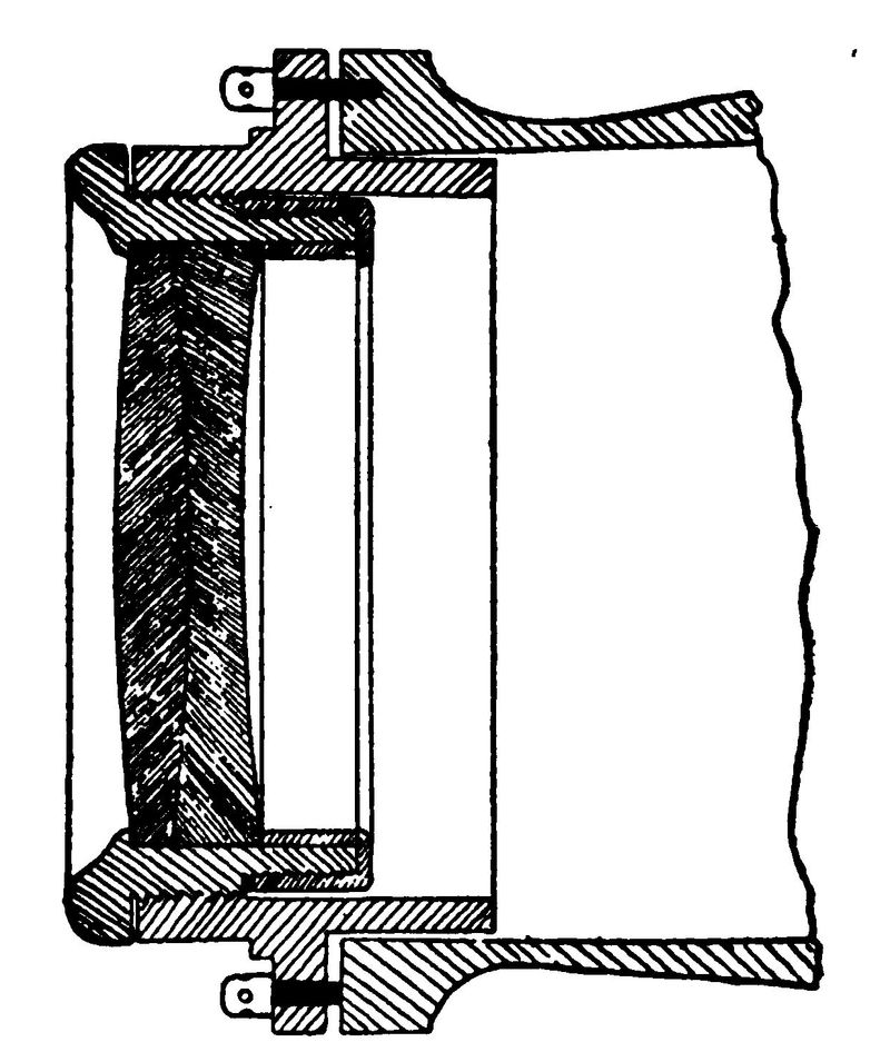 Drawing of double lens