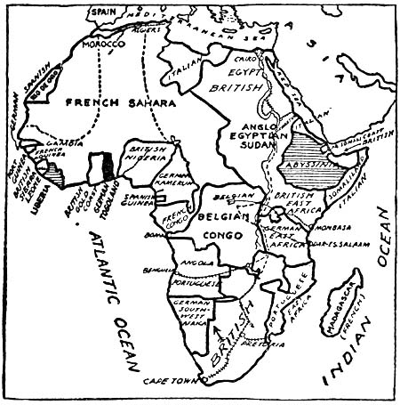 Germany’s Possessions in Africa Prior to 1914