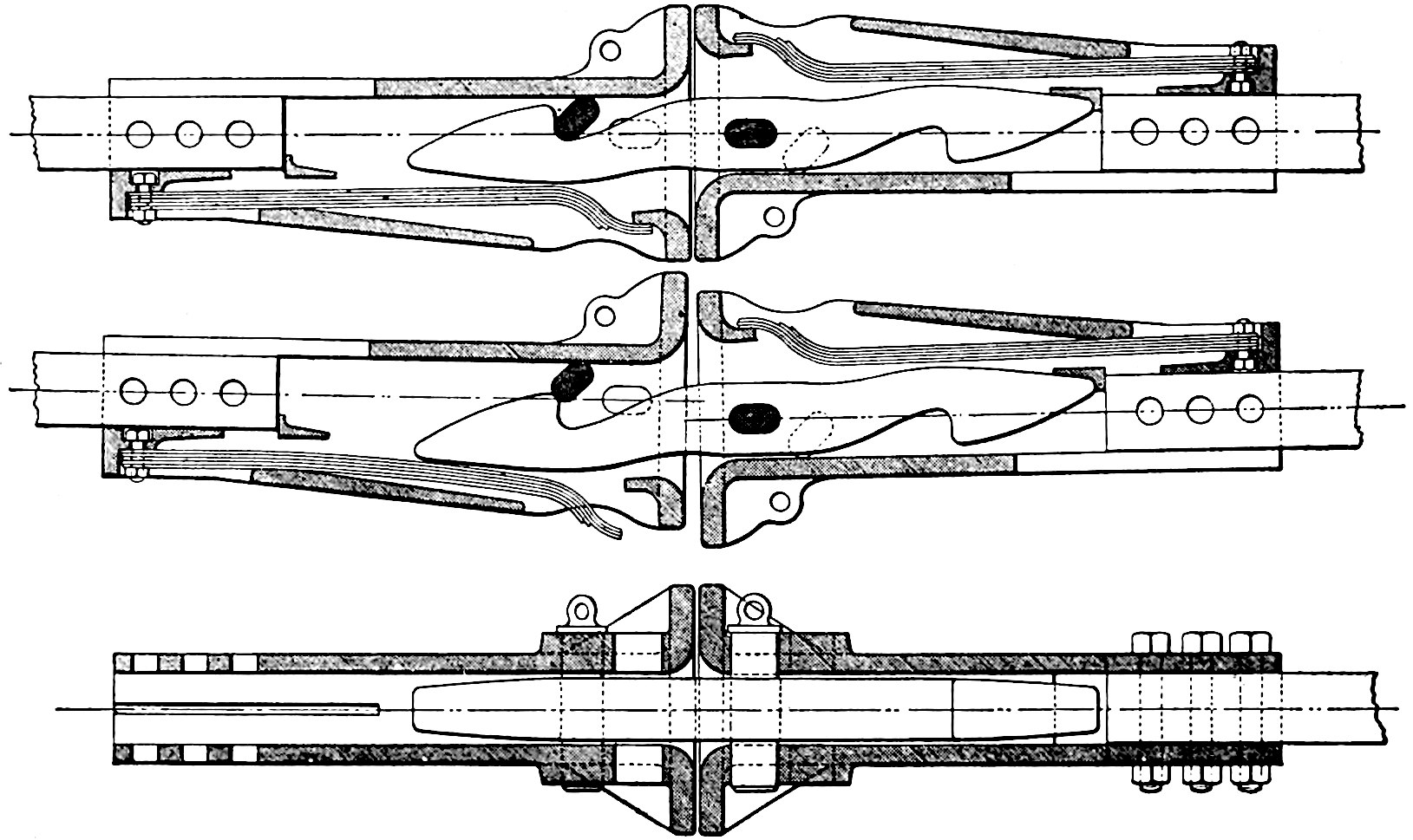 action of the Van Dorn Automatic coupler